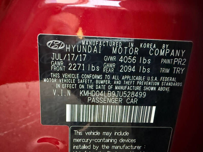 2018 Hyundai Elantra Sport