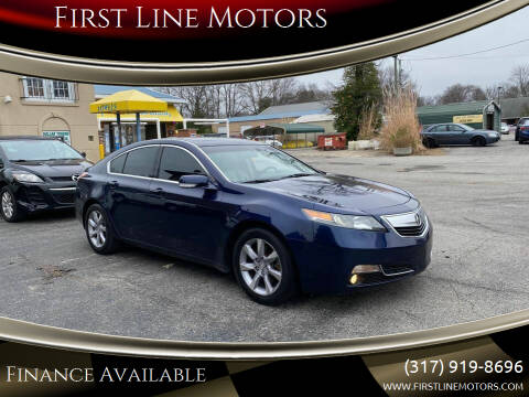 2013 Acura TL for sale at First Line Motors in Brownsburg IN