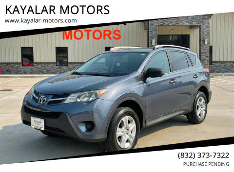 2013 Toyota RAV4 for sale at KAYALAR MOTORS SUPPORT CENTER in Houston TX