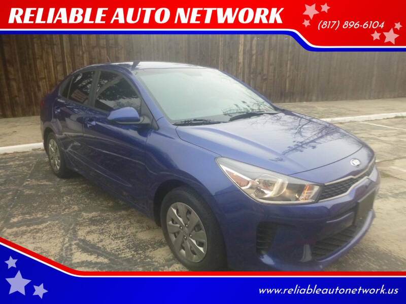 2019 Kia Rio for sale at RELIABLE AUTO NETWORK in Arlington TX