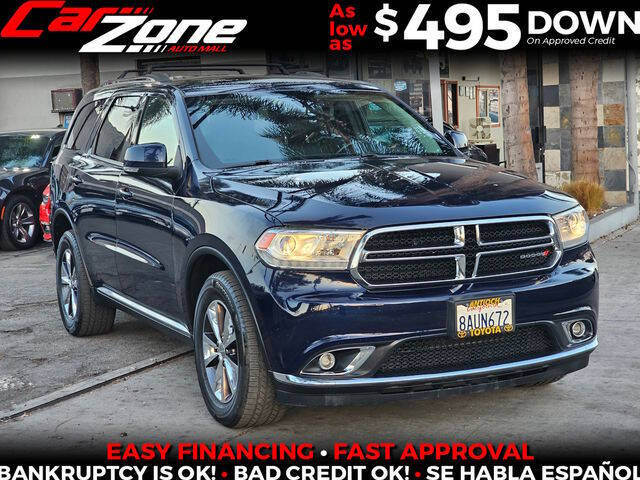 2016 Dodge Durango for sale at Carzone Automall in South Gate CA