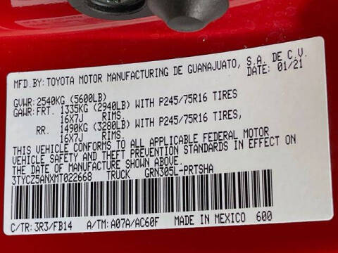 2021 Toyota Tacoma