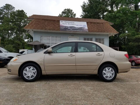 2008 Toyota Corolla for sale at St. Tammany Auto Brokers in Slidell LA