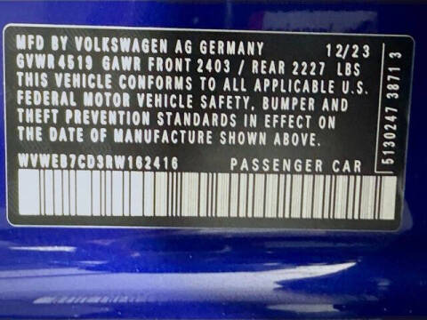 2024 Volkswagen Golf R 4Motion