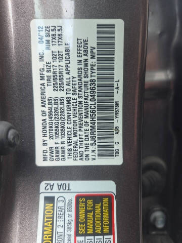 2012 Honda CR-V EX