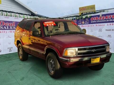 1996 Chevrolet Blazer for sale at Car Deal Auto Sales in Sacramento CA