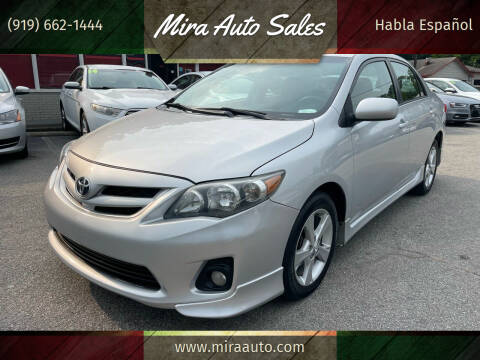 2013 Toyota Corolla for sale at Mira Auto Sales in Raleigh NC