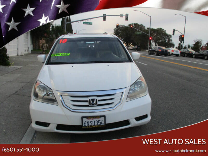 2010 Honda Odyssey for sale at West Auto Sales in Belmont CA