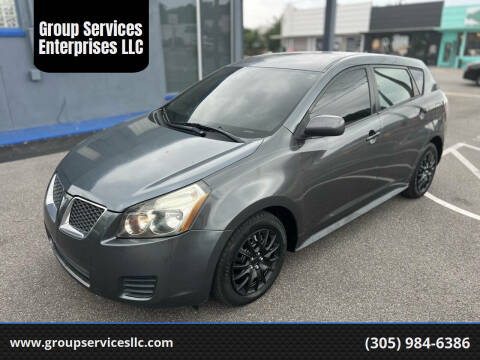 2009 Pontiac Vibe for sale at Group Services Enterprises LLC in Tampa FL