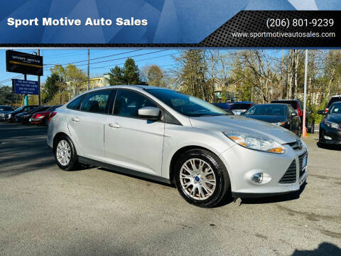 2012 Ford Focus for sale at Sport Motive Auto Sales in Seattle WA