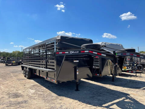 2023 DELCO  - Bar Top Livestock Trailer - for sale at LJD Sales in Lampasas TX