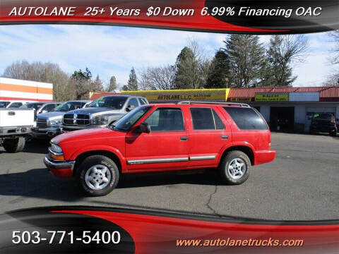 2000 Chevrolet Blazer for sale at Auto Lane in Portland OR
