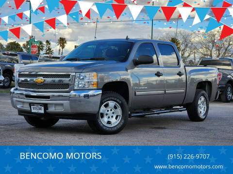 2013 Chevrolet Silverado 1500 for sale at BENCOMO MOTORS in El Paso TX