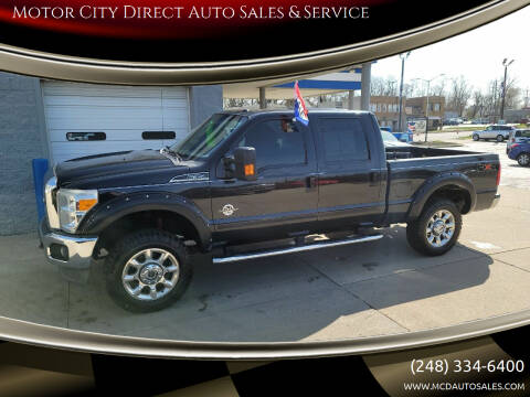 2011 Ford F-350 Super Duty for sale at Motor City Direct Auto Sales & Service in Pontiac MI
