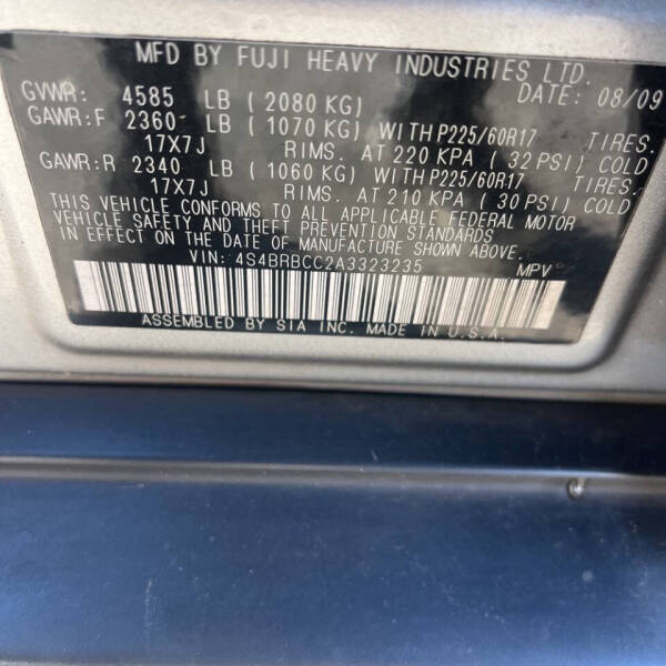 2010 Subaru Outback 2.5i Premium