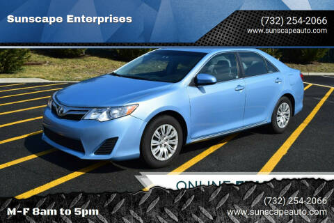 2013 Toyota Camry for sale at Sunscape Enterprises in East Brunswick NJ