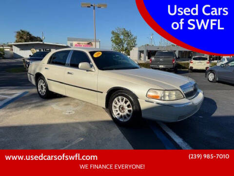 2006 Lincoln Town Car for sale at Used Cars of SWFL in Fort Myers FL