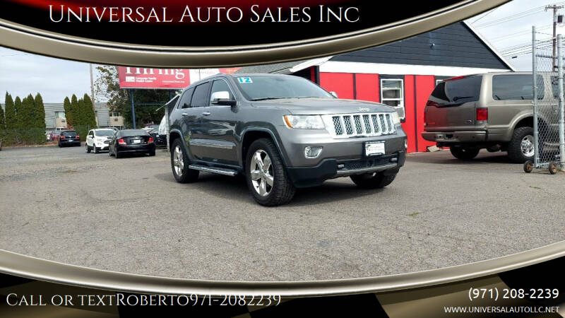 2012 Jeep Grand Cherokee for sale at Universal Auto Sales Inc in Salem OR
