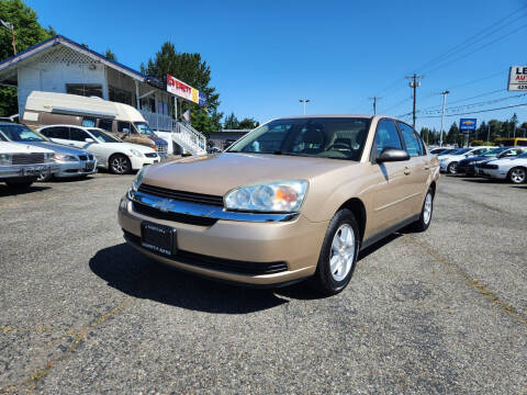 2004 Chevrolet Malibu for sale at Leavitt Auto Sales and Used Car City in Everett WA
