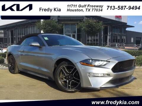 2022 Ford Mustang for sale at FREDY USED CAR SALES in Houston TX