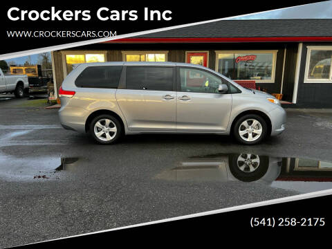 2012 Toyota Sienna for sale at Crockers Cars Inc in Lebanon OR