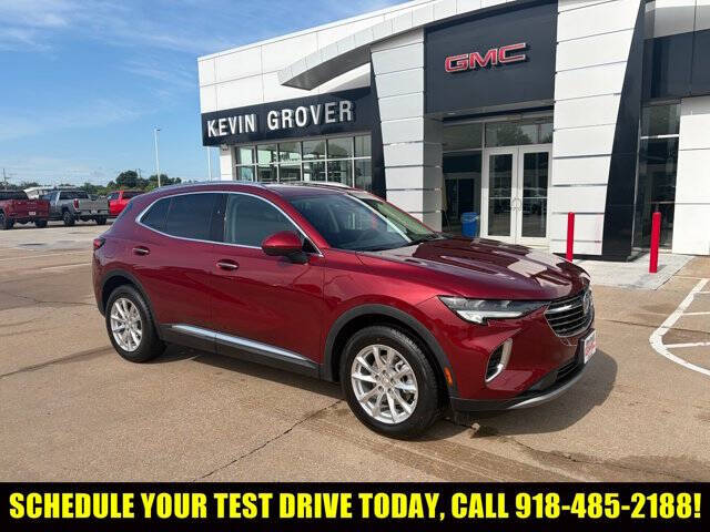 Red 2021 Buick Envision Preferred Preferred 4dr Crossover 1