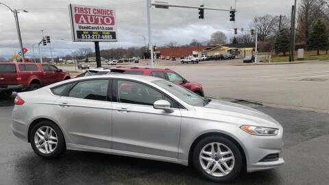 2014 Ford Fusion for sale at FIRST CHOICE AUTO Inc in Middletown OH