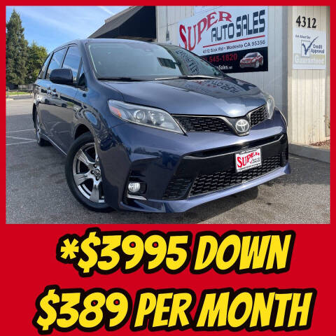 2018 Toyota Sienna for sale at Super Auto Sales Modesto in Modesto, CA