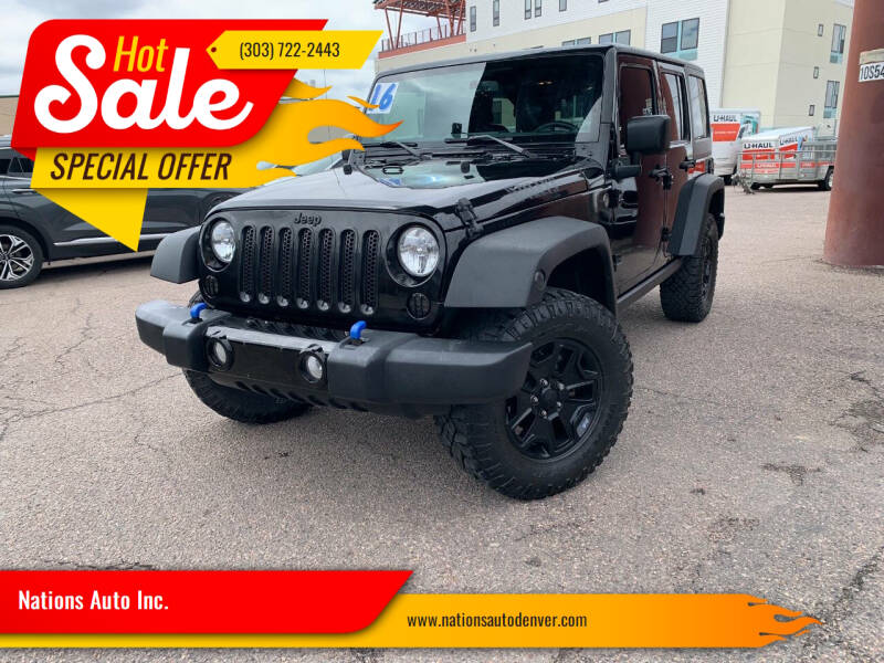 2016 Jeep Wrangler Unlimited Willys Wheeler