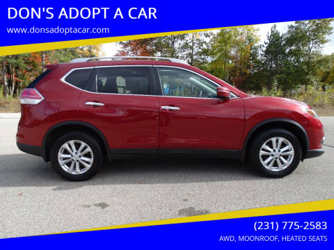 2015 Nissan Rogue for sale at DON'S ADOPT A CAR in Cadillac MI