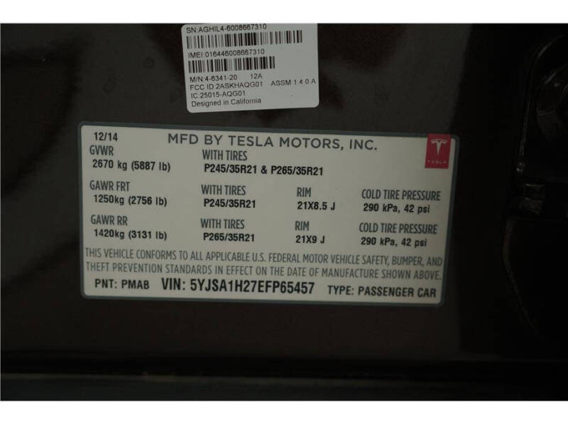 2014 Tesla Model S P85D