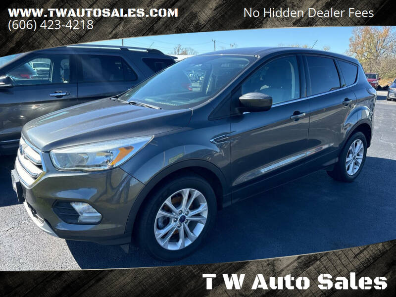 2017 Ford Escape for sale at T W Auto Sales in Science Hill KY