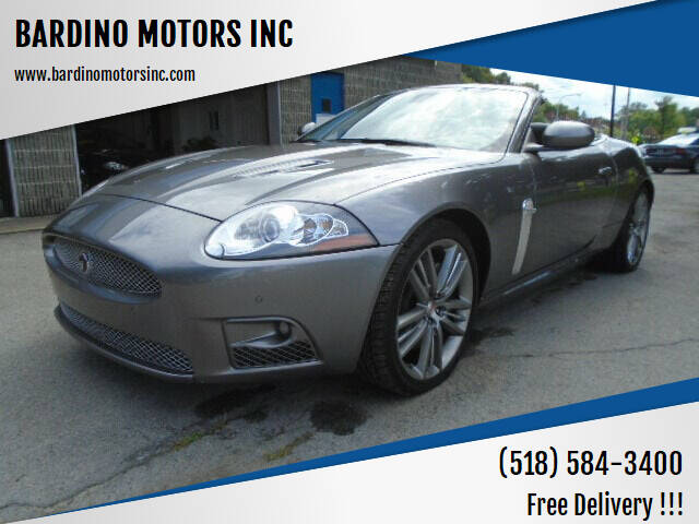 2009 Jaguar XK for sale at BARDINO MOTORS INC in Saratoga Springs NY