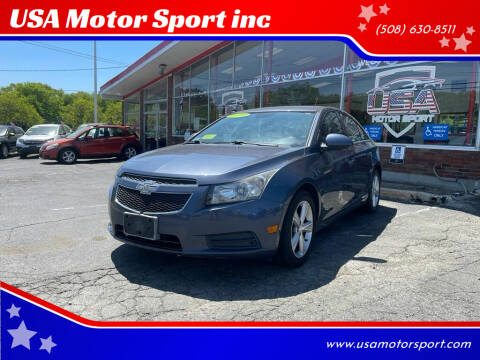 2014 Chevrolet Cruze for sale at USA Motor Sport inc in Marlborough MA