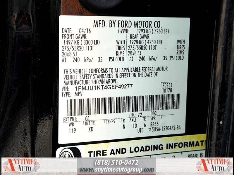 2016 Ford Expedition Limited