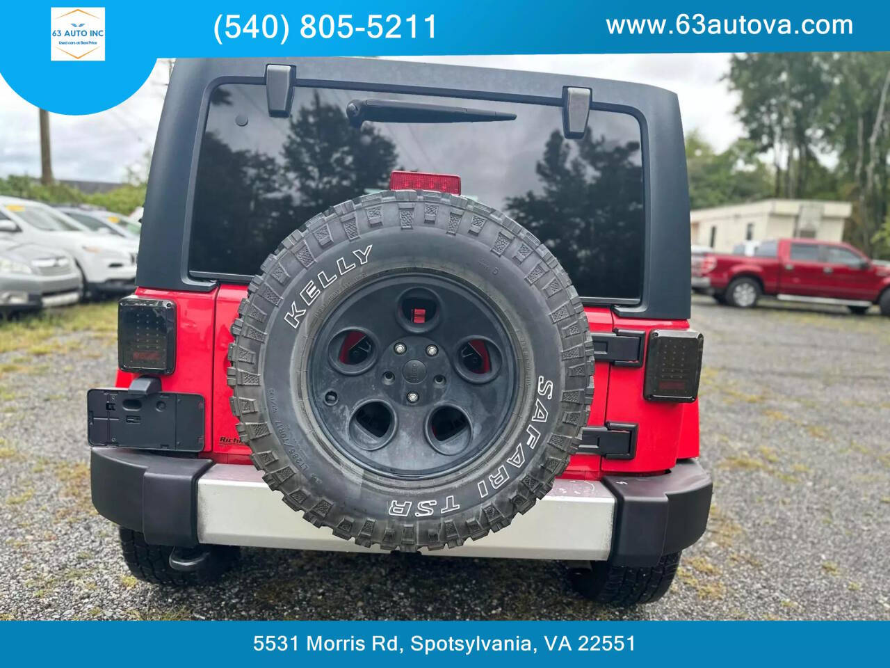 2015 Jeep Wrangler Unlimited for sale at 63 Auto Inc in Spotsylvania, VA