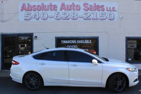 2016 Ford Fusion for sale at Absolute Auto Sales in Fredericksburg VA