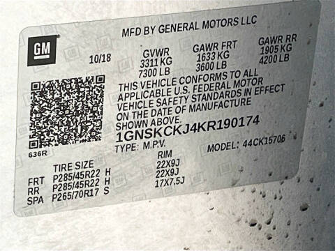 2019 Chevrolet Tahoe Premier