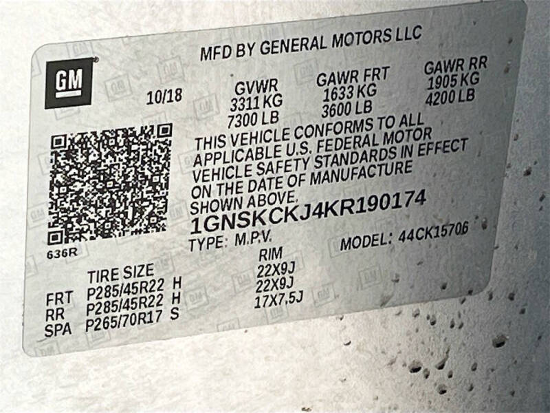 2019 Chevrolet Tahoe Premier