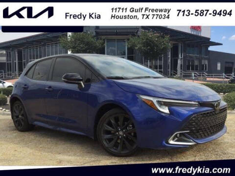 2023 Toyota Corolla Hatchback for sale at FREDY CARS FOR LESS in Houston TX