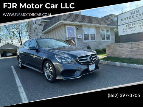 2016 Mercedes-Benz E-Class for sale at FJR Motor Car LLC in Mine Hill NJ