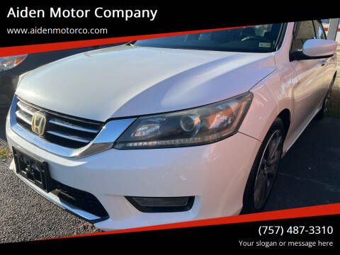2014 Honda Accord for sale at Aiden Motor Company in Portsmouth VA
