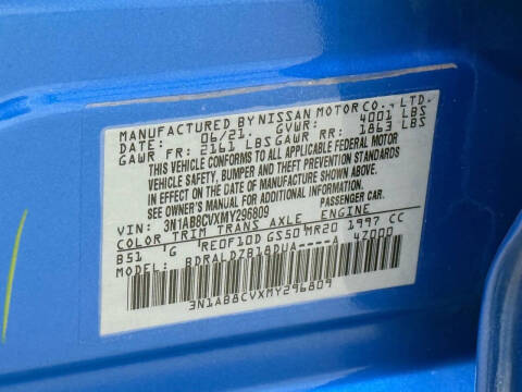 2021 Nissan Sentra SV