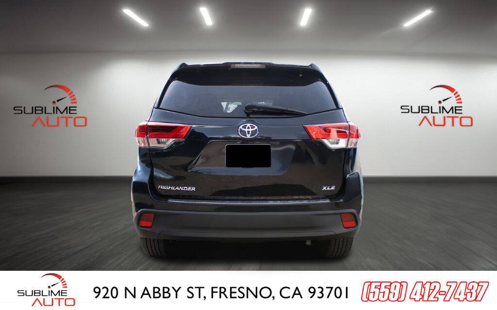 2017 Toyota Highlander for sale at SUBLIME AUTO in Fresno, CA