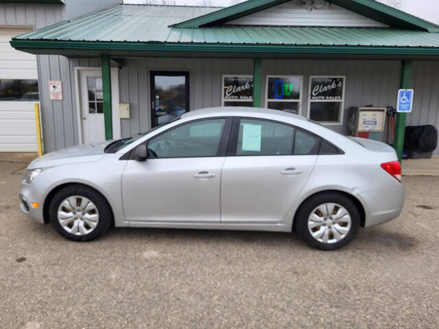 2015 Chevrolet Cruze for sale at Clarks Auto Sales Inc in Lakeview, MI