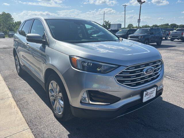 Silver 2023 Ford Edge Titanium AWD Titanium 4dr Crossover 2