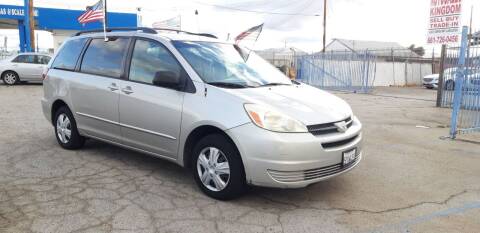 2005 Toyota Sienna for sale at Autosales Kingdom in Lancaster CA