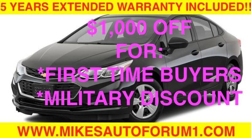 2018 Chevrolet Cruze for sale at Mikes Auto Forum in Bensenville IL