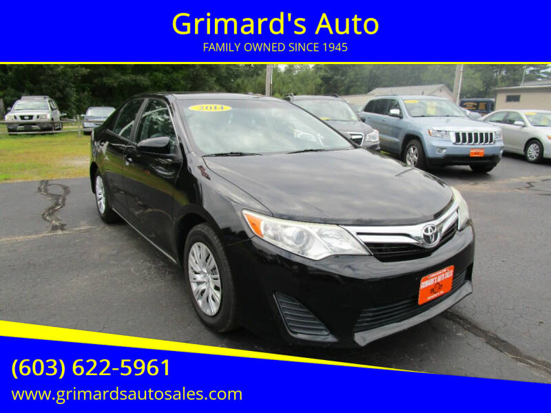 2014 Toyota Camry for sale at Grimard's Auto in Hooksett NH