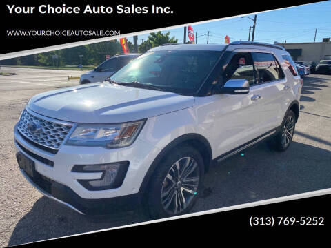 2017 Ford Explorer Platinum
